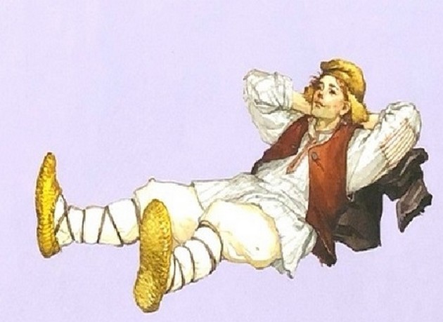 Мързеливецът Игор от „Езерото със златните рибки“, който заради своята странна мечта отхвърлил поканата на самия цар. 423_murzelivez.jpg