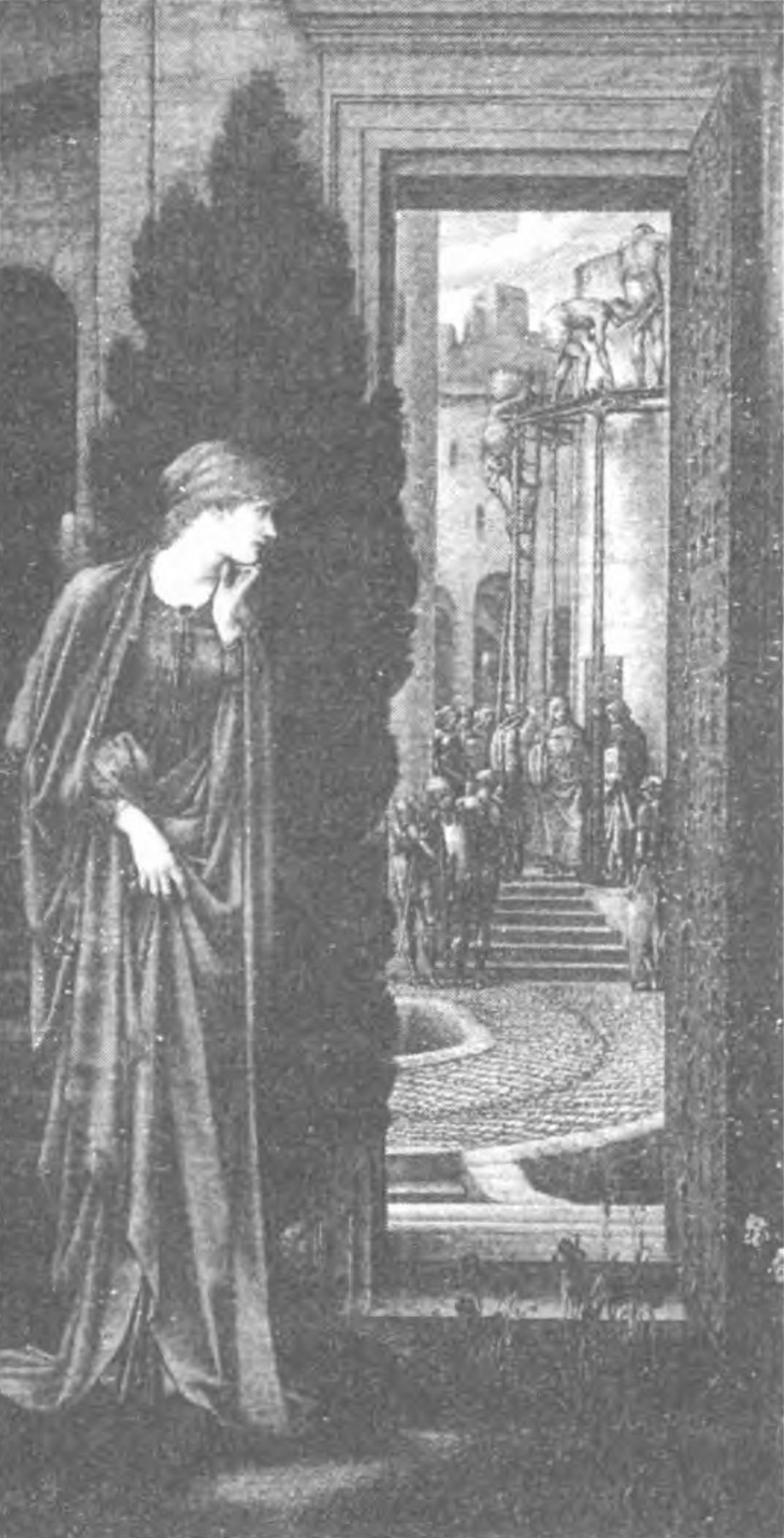 Даная и медния замък (худ. Е. Бърн-Джоунс) danaq.jpg